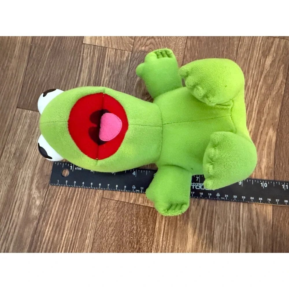 Vintage 1987 Jim Henson Baby Kermit the Frog Plush Muppet Babies 80s Toy Green
